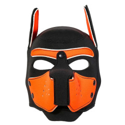 Kinky Puppy Cagoule Enjoy Puppy Noir-Orange